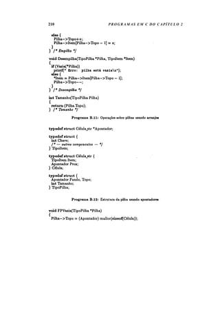 210   PROGRAMAS EM C DO CAPÍTULO 2
 
