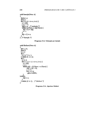 218   PROGRAMAS EM C DO CAPÍTULO 3
 