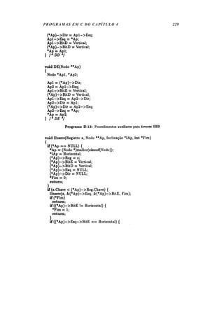 PROGRAMAS EM C DO CAPÍTULO 4   229
 