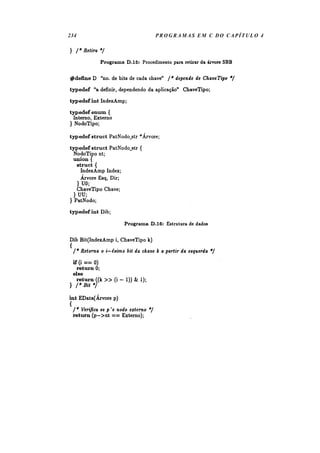 234   PROGRAMAS EM C DO CAPÍTULO 4
 