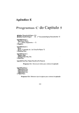 Apêndice E

Programas C   do Capítulo 5




              243
 