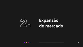 Expansão
de mercado2.
19
 