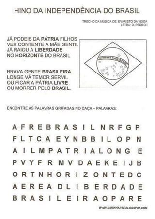 Projeto semana da pátria