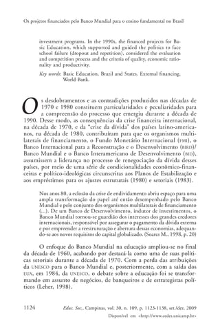PDF) A REFORMA DO ENSINO MÉDIO COMO MECANISMO DE INTENSIFICAÇÃO DO