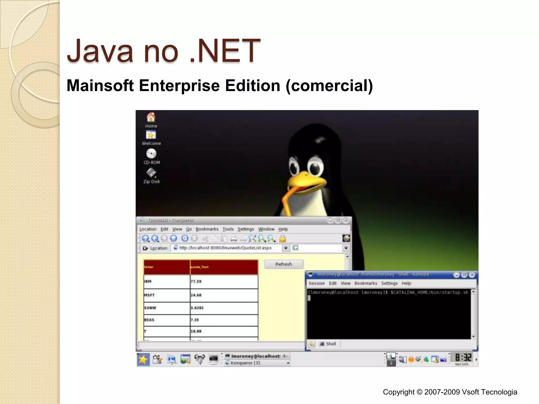 Windows, NetBSD, FreeBSD, Solaris, MAC OS e Linux