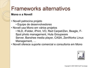  Aplicações para dispositivos móveis, inclusive iPhone