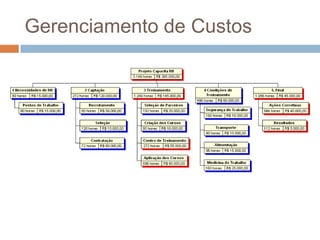 Gerenciamento de Custos