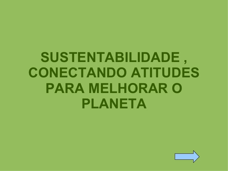 Projeto sustentabilidade
