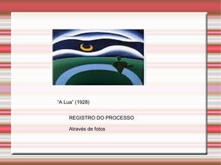 “A Lua” (1928)


     REGISTRO DO PROCESSO

     Através de fotos
 