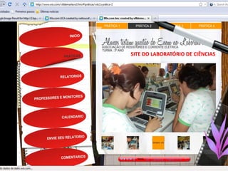 SITE DO LABORATÓRIO DE CIÊNCIAS
 