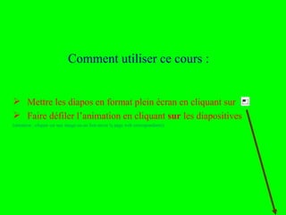 Comment utiliser ce cours : Mettre les diapos en format plein écran en cliquant sur Faire défiler l’animation en cliquant  sur  les diapositives (attention : cliquer sur une image ou un lien ouvre la page web correspondante) Rémi BACHELET – Ecole Centrale de Lille 
