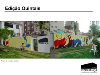 Edição Quintais




Pintura do muro dos quintais.
 