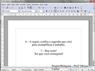 Projeto webquest cruzadas de inglês | PPSX
