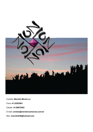 Contato: Marcilio Mendonça

Fone: 41.32583961

Celular: 41.99672503

E-mail: contato@mendoncamarcas.com.br

Msn: marcilio039@hotmail.com
 