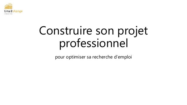 Construire son projet professionnel
