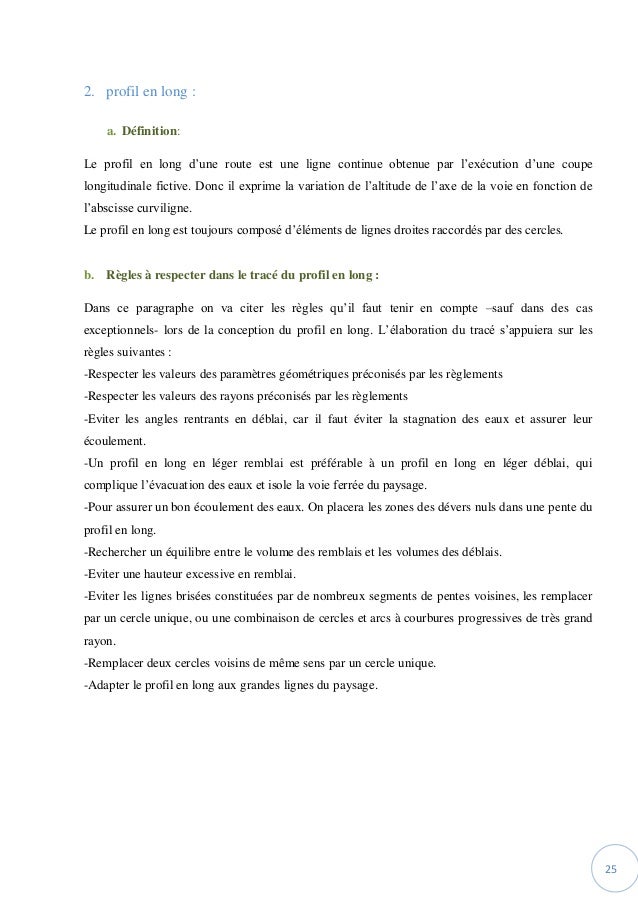 Projet routier