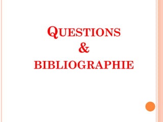 QUESTIONS
&
BIBLIOGRAPHIE

 