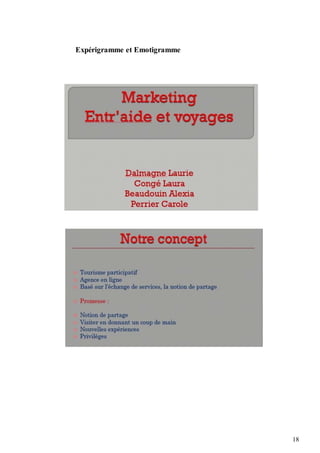 18
Expérigramme et Emotigramme
 