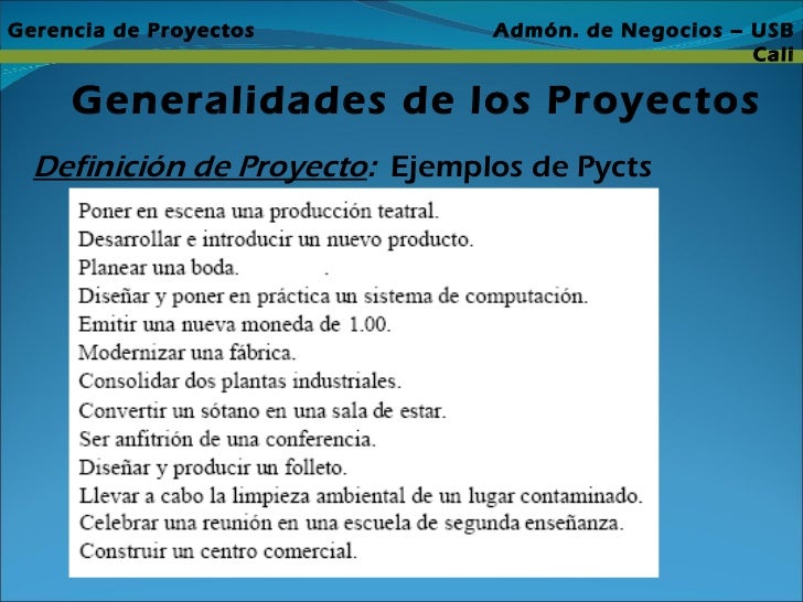 Generalidades De Un Proyecto De Tesis