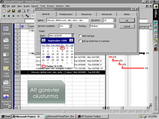 Alt gorevler
olusturma
 