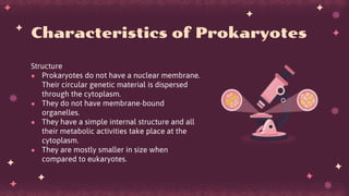 Characteristics of Prokaryotes
 