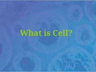 What is Cell?
 