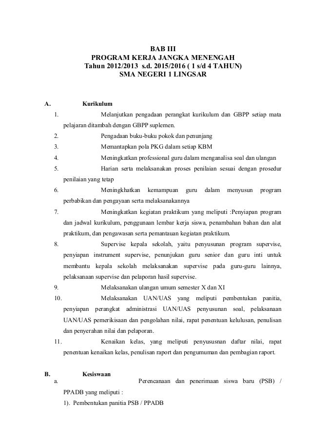 Proker Jangka Pendekmenengah Dan Panjang1