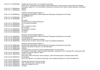 27.09.14 21:14 790397458xx , ,
27.09.14 21:17 792538470xx
/. : ", ,
,
.
27.09.14 21:17 796292040xx
27.09.14 21:18 796292040xx
: -3
: "
27.09.14 21:19 790397458xx
mr.pr555@gmail.com
.
27.09.14 21:19 790397458xx
27.09.14 21:21 796292040xx
, .
.
27.09.14 21:22 792522678xx !
27.09.14 21:22 796292040xx
27.09.14 21:23 796292040xx
, )
)
27.09.14 21:25 790397458xx
27.09.14 21:26 796292040xx
27.09.14 21:27 792522678xx
: -3
: "
27.09.14 21:28 798599186xx ))
27.09.14 21:28 792522678xx
27.09.14 21:29 796292040xx , .
27.09.14 21:30 798599186xx
: -3
: "
27.09.14 21:32 798599186xx ,
27.09.14 21:34 798599186xx )
27.09.14 21:44 792522678xx . .
27.09.14 21:53 798518442xx
1 , 21:53 27 2014. 0525.
?": 0525 /"
27.09.14 22:01 792522678xx ! )
27.09.14 22:02 796292040xx
, , )
!
27.09.14 22:02 796520192xx
« ?»: 1 , 21:59 27 2014.
/
27.09.14 22:04 792522678xx ,
27.09.14 22:04 796292040xx , ,
27.09.14 22:07 792553233xx , )
27.09.14 22:09 796292040xx
 