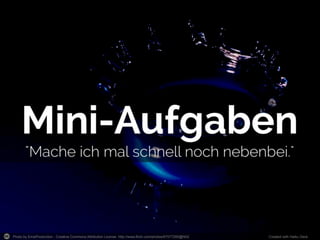 Photo by EmsiProduction - Creative Commons Attribution License http://www.flickr.com/photos/67577285@N02	
   Created with Haiku Deck	
  
 