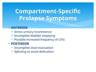 Vaginal Prolapse powerpoint presentation | PPT