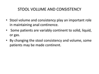 Stool Volume Example Prolapse rectum | PPTX