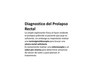 Prolapso | PPTX