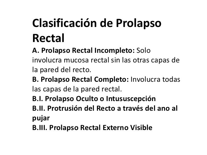Prolapso