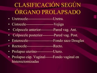 Prolapso genital | PPT