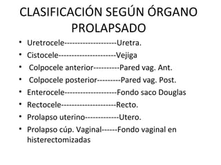 Prolapso genital | PPT