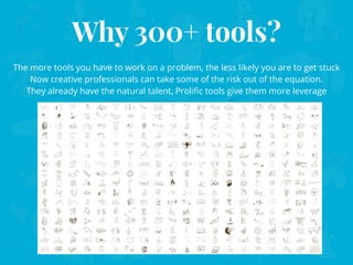 What does a tool look like?
2) Credibility — Abstract graphics represent facts and data, concepts and systems. People expe...
