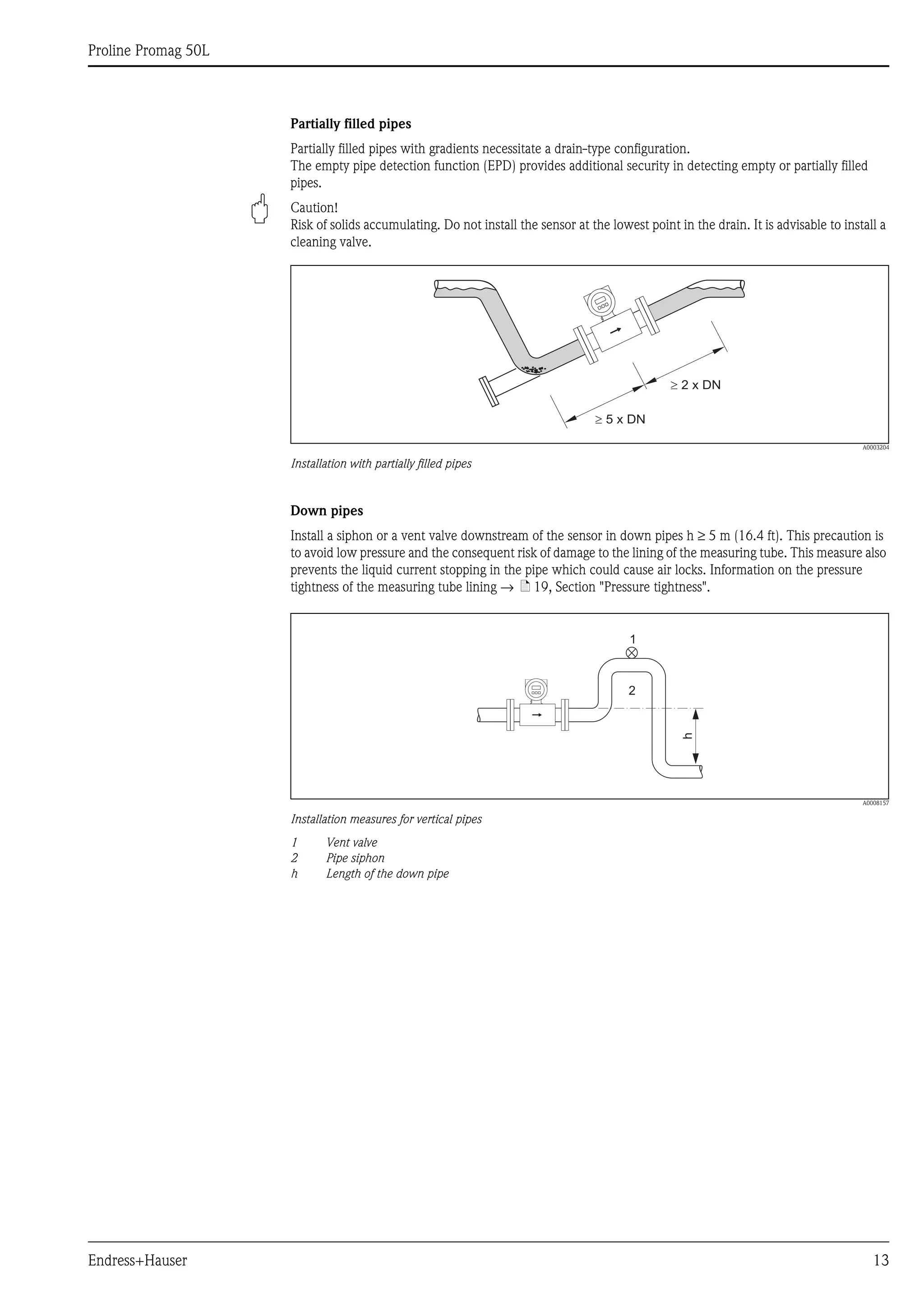 Proline promag 50 l endress+hauser datasheet-electromagnetic flowmeter ...
