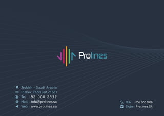 Prolines Profile : Web Design & Graphic Design in Saudi Arabia