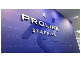 Prolink Staffing welcome hall