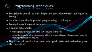 Introduction on Prolog - Programming in Logic | PPTX