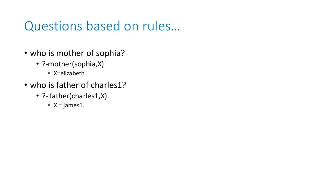 Prolog example explanation(Family Tree)
