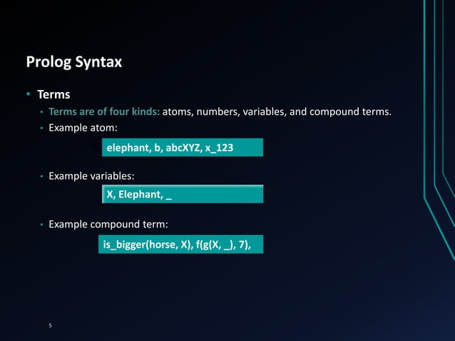 Prolog Programming Language | PPTX