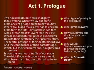 Prologue Romeo and Juliet Shakespeare.pptx