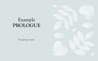 Prologist examples of prologue in English Drama.pptx