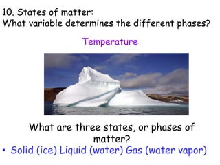 Kelvin Units (K)Absolute zero:  0 Kelvin’sWater freezes: 273 Kelvin’sWater boils:  373 Kelvin’sABSOLUTE ZERO:The lowest possible temperature and occurs when ALL heat is removed.