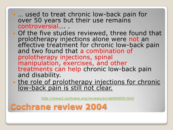 Prolotherapy Prolotherapy