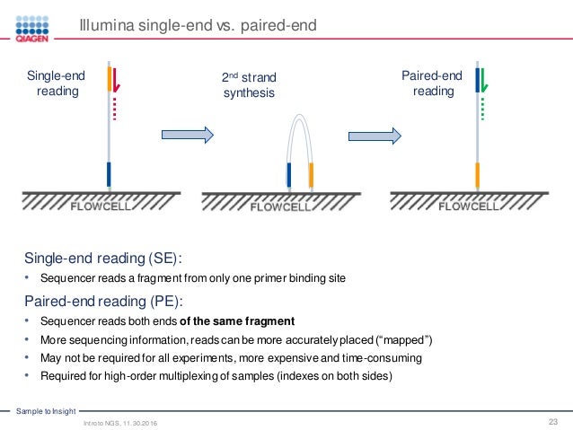 paired end sequencing