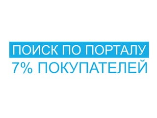 ПОИСК ПО ПОРТАЛУ
7% ПОКУПАТЕЛЕЙ
 