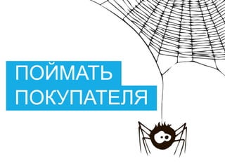 ПОЙМАТЬ
ПОКУПАТЕЛЯ
 
