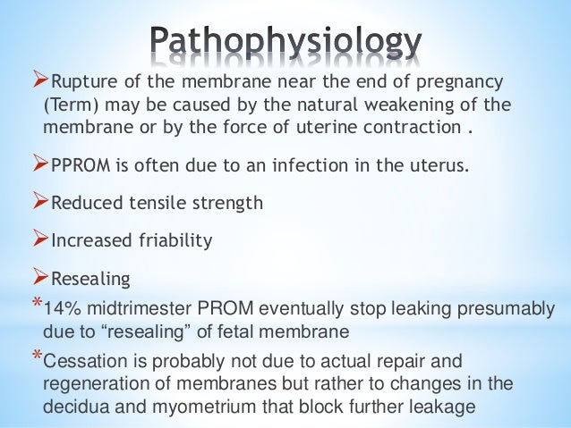 Prelabour Rupture Of Membrane Prom By Sunil Kumar Daha
